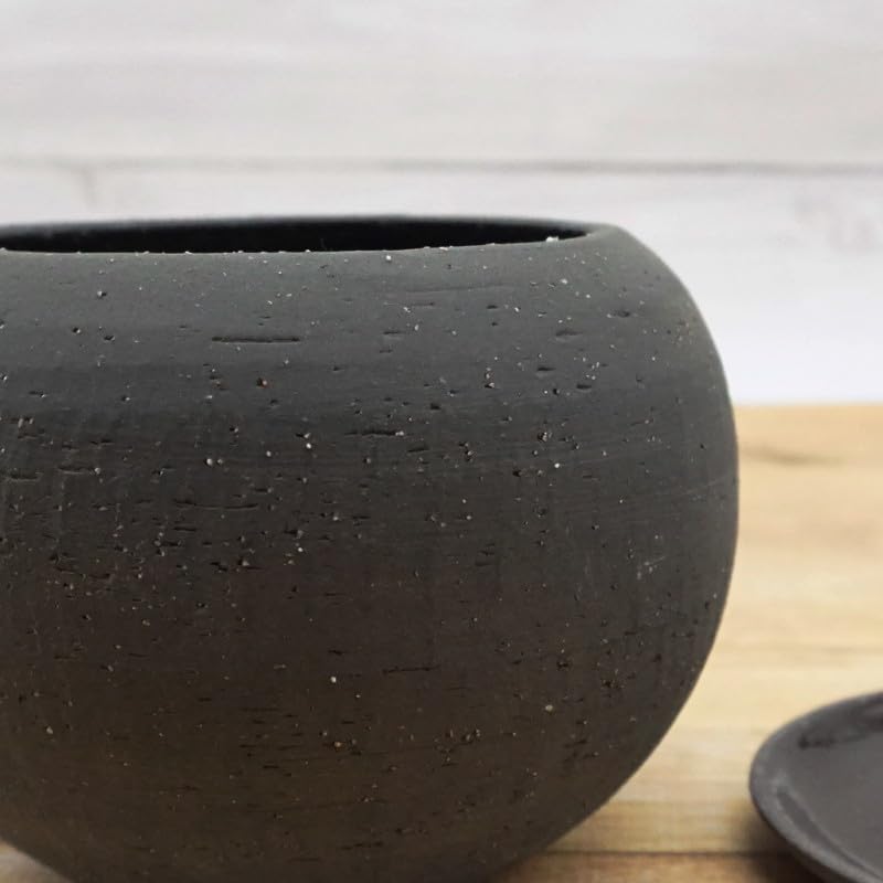 Amazon.co.jp: 植木鉢 おしゃれ 陶器鉢 エッジボールS (2色) 胴部最大